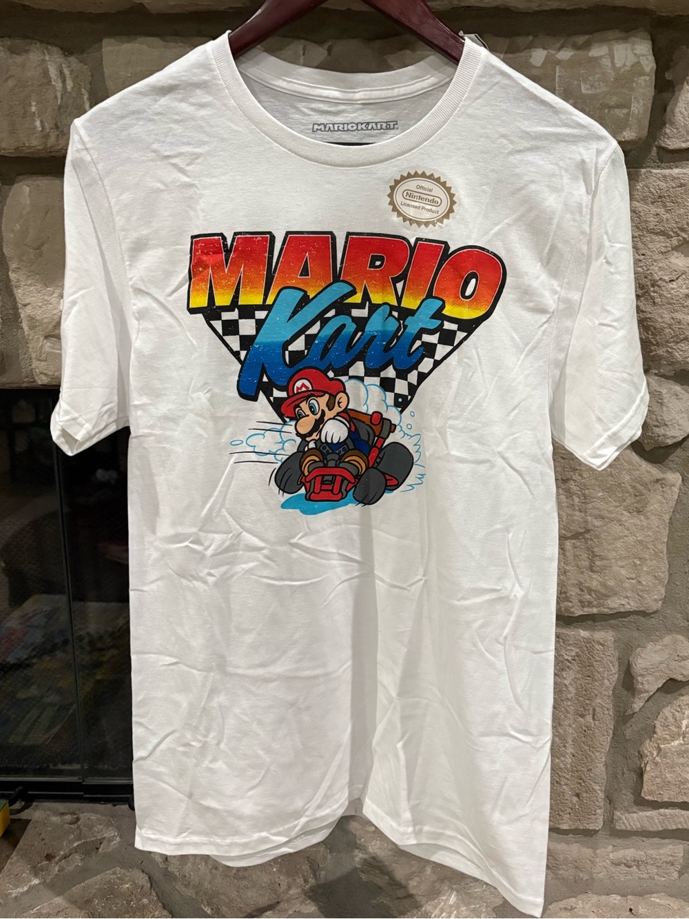 Mario Kart Graphic Tee - White